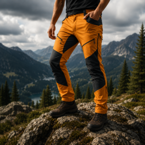 Мъжки outdoor панталон 3DRAV за туризъм, къмпинг, риболов и лов - orange