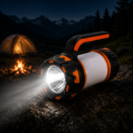 Мощна къмпинг лампа 3 в 1 с LED фенер и powerbank функция.