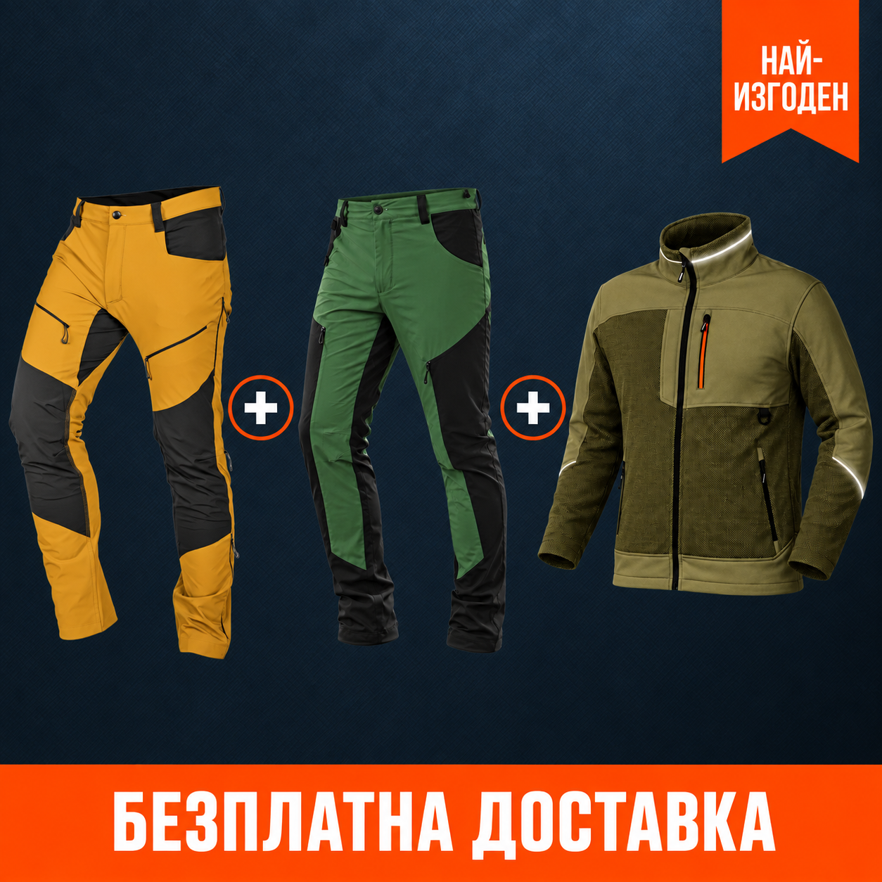 big bundle Панталони 3DRAV + Softshell - Image 1