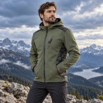 Мъжко водоустойчиво Softshell яке – ветроустойчиво, с полар - Image 5